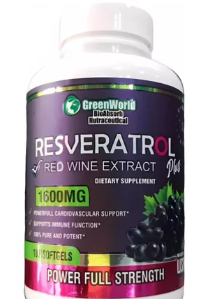 1 Resveratrol cápsulas x 100