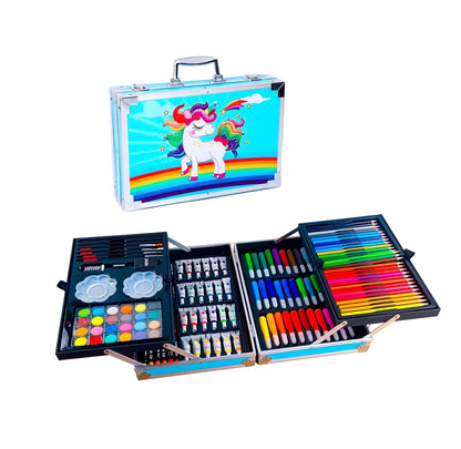 Nuevo SmART Box Pro™ | Set Creativo de 145 Piezas para niños y niñas! Incluye Maleta Metálica🎨